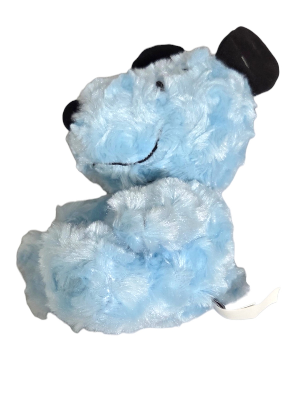 Hallmark Peanuts Snoopy Curly Plush Light Blue Black 6 Inch NWT 2022 - Picture 4 of 11